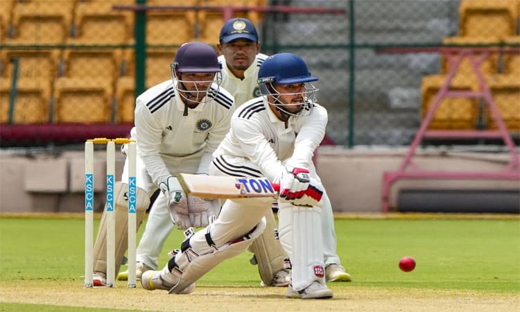 ದುಲೀಪ್‌ ಟ್ರೋಫಿ ಕ್ರಿಕೆಟ್‌: ನಿಶಾಂತ್‌, ಹರ್ಷಿತ್‌ ಶತಕ