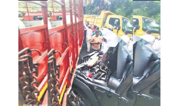 Accident: ಸೀತಾನದಿ ಬಳಿ ಸರಣಿ ಅಪಘಾತ: ಈಚರ್‌ ಚಾಲಕ ಸಾವು