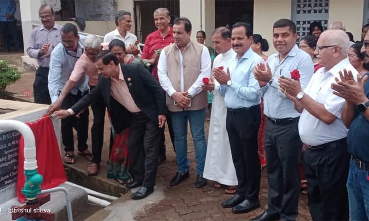 Shirva ಸಂತ ಮೇರಿ ಪ.ಪೂ.ಕಾಲೇಜಿಗೆ ಬೋರ್‌ವೆಲ್‌ ಕೊಡುಗೆ