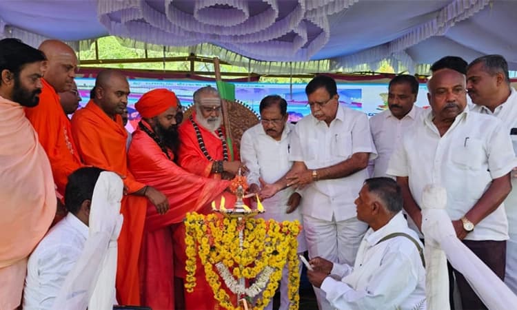 Koratagere ಸಿದ್ದರಬೆಟ್ಟ ಶ್ರೀಕ್ಷೇತ್ರದಲ್ಲಿ 100 ಅಡಿ ಎತ್ತರದ ಶಿವಲಿಂಗ