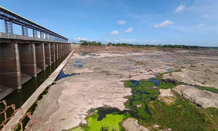 Rabkavi Banhatti ಹಿಪ್ಪರಗಿ ಜಲಾಶಯ ಖಾಲಿ; ಆತಂಕದಲ್ಲಿ ಜನತೆ