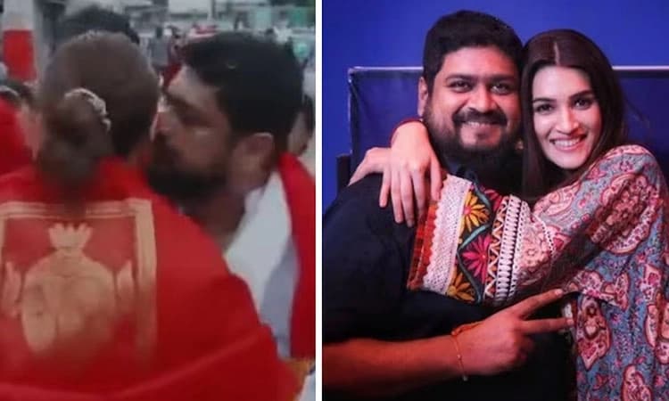 ದೇಗುಲದ ಮುಂದೆ ʼಆದಿಪುರುಷ್‌ʼ ನಟಿಗೆ ಮುತ್ತು ಕೊಟ್ಟ ನಿರ್ದೇಶಕ: ಬಿಜೆಪಿ ನಾಯಕ ಕೆಂಡಾಮಂಡಲ