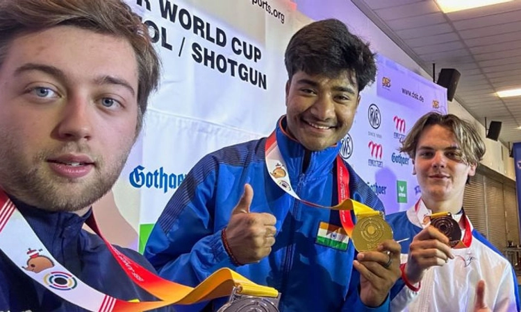 ISSF Junior World Cup: ಧನುಷ್‌ ಶ್ರೀಕಾಂತ್‌ಗೆ ಚಿನ್ನ