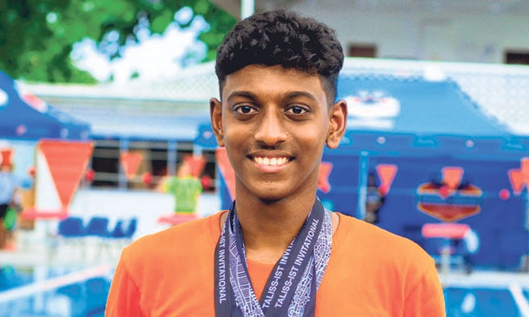 International swimming: ಚಿಂತನ್‌ ಶೆಟ್ಟಿ ದಾಖಲೆ