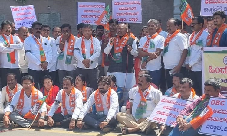 Shimoga; ರಾಹುಲ್ ಗಾಂಧಿಯ ಜಾತಿ ಯಾವುದು? ಮಿಶ್ರತಳಿನಾ, ಬೆರಕೆಯಾ?: ಕೆ.ಎಸ್. ಈಶ್ವರಪ್ಪ