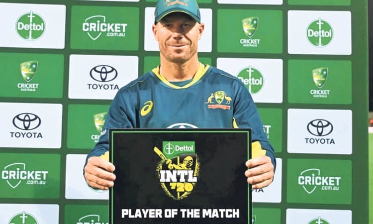 T20; ಆಸೀಸ್‌ಗೆ 11 ರನ್‌ ಜಯ: ವಾರ್ನರ್‌ 100ನೇ ಪಂದ್ಯ, ಪಂದ್ಯಶ್ರೇಷ್ಠ