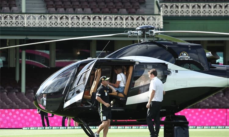 BBL;ಹೆಲಿಕಾಪ್ಟರ್‌ ನಲ್ಲಿ ಮೈದಾನಕ್ಕೆ ಬಂದು ಸಂಚಲನ ಮೂಡಿಸಿದ ವಾರ್ನರ್‌ !;Video