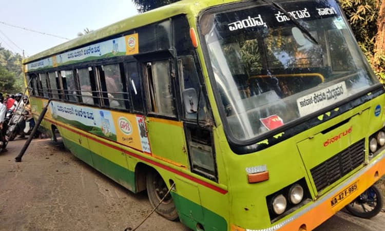 Karwar; ತುಂಡಾದ ಬಸ್ ಕ್ಲಚ್ ಪ್ಲೇಟ್: ತಪ್ಪಿದ ಅನಾಹುತ