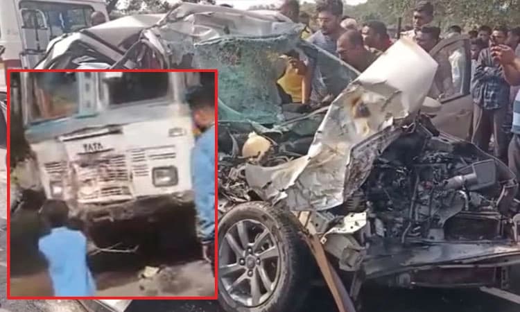Chhattisgarh: ಕಾರು – ಟ್ರಕ್‌ ನಡುವೆ ಭೀಕರ ಅಪಘಾತ; ವಧು – ವರ ಸೇರಿ ಐವರು ಮೃತ್ಯು