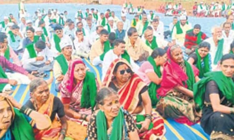 ಬೆಳಗಾವಿ: ಸುವರ್ಣ ವಿಧಾನಸೌಧ ಬಳಿ ರೈತರ ಪ್ರತಿಭಟನೆ