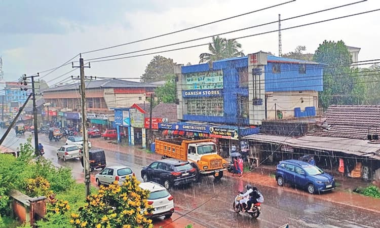 Rain ಬೆಳ್ತಂಗಡಿಯ ಕೆಲವೆಡೆ ಮಳೆ
