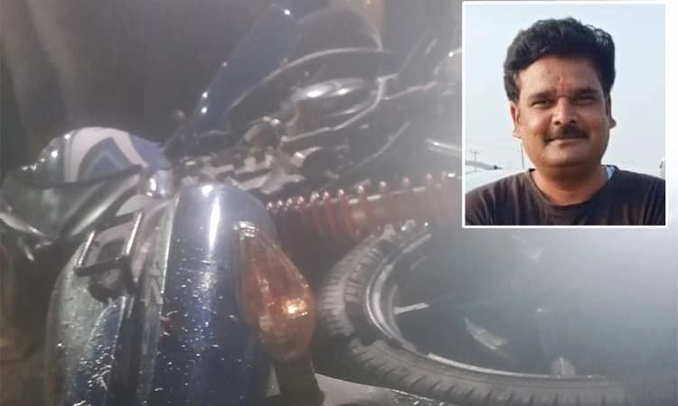 Road Mishap; ಪಿಕ್ ಅಪ್ ವಾಹನ-ಬೈಕ್ ನಡುವೆ ಅಪಘಾತ: ಸವಾರ ಸಾವು