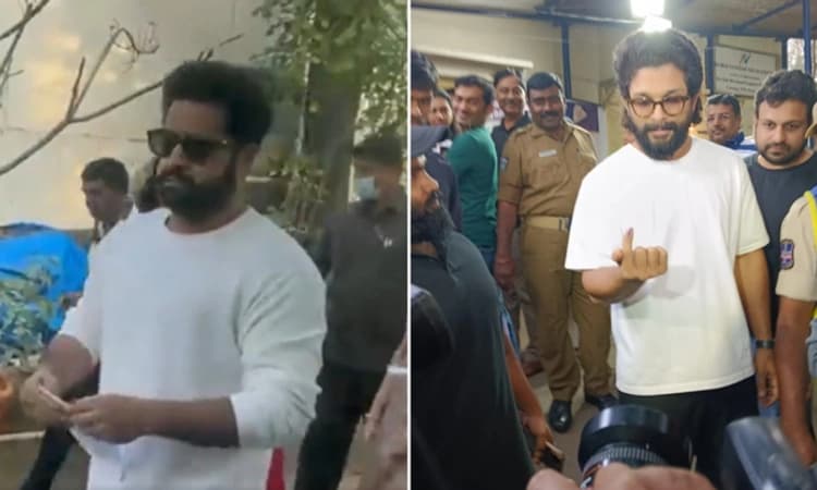 Telangana Elections 2023: ಮತ ಚಲಾಯಿಸಿದ ಜೂ.ಎನ್​ಟಿಆರ್, ಅಲ್ಲು ಅರ್ಜುನ್…