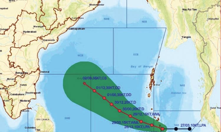 Mangaluru ಬಂಗಾಲ ಕೊಲ್ಲಿ: ವಾಯುಭಾರ ಕುಸಿತ