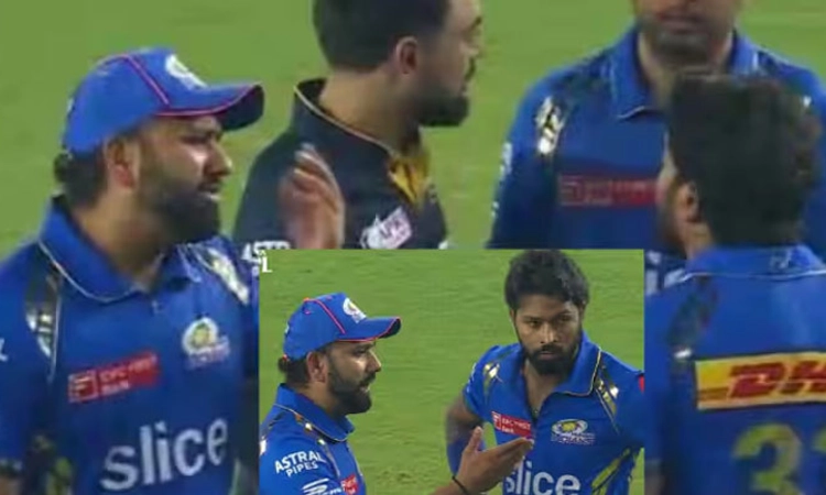 MIvsGT: ಹಾರ್ದಿಕ್ ಜತೆ ರೋಹಿತ್ ಜಗಳ; ಪಂದ್ಯದ ಬಳಿಕ ಆಗಿದ್ದೇನು?; ವಿಡಿಯೋ