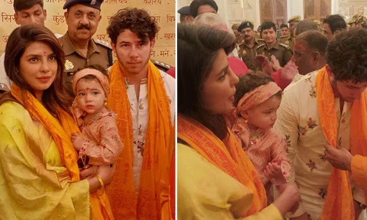 Priyanka Chopra: ಅಯೋಧ್ಯೆ ರಾಮಲಲ್ಲಾನ ದರ್ಶನ ಪಡೆದ ಪ್ರಿಯಾಂಕಾ ಚೋಪ್ರಾ ದಂಪತಿ