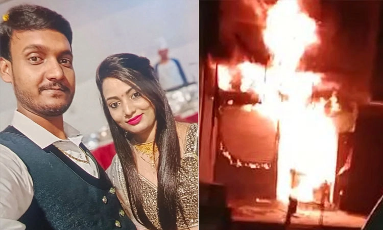 ಮಗಳ ಸಾವಿಗೆ ನೀವೇ ಕಾರಣವೆಂದು ಗಂಡನ ಮನೆಗೆ ಬೆಂಕಿಯಿಟ್ಟ ಕುಟುಂಬಸ್ಥರು: ಅತ್ತೆ – ಮಾವ ಮೃತ್ಯು