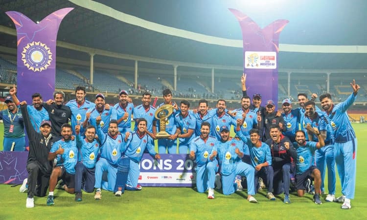 Ali Trophy: ಸಯ್ಯದ್‌ ಮುಷ್ತಾಕ್‌ ಅಲಿ ಟ್ರೋಫಿ: ಮುಂಬಯಿಗೆ ಪ್ರಶಸ್ತಿ ಸಂಭ್ರಮ