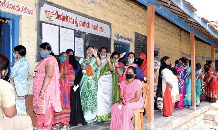 ಸ್ಥಳೀಯ ಸಂಸ್ಥೆಗೆ ಶಾಂತಿಯುತ ಮತದಾನ
