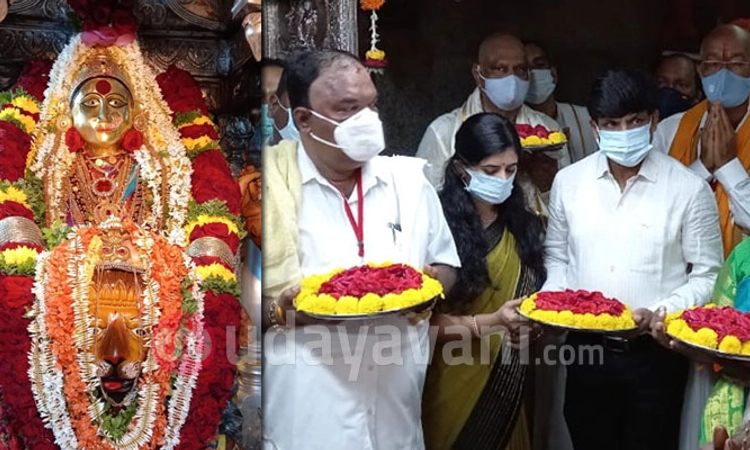 ಕಾಪು ಹೊಸಮಾರಿಗುಡಿ ದೇವಸ್ಥಾನದಲ್ಲಿ ಶಿಲಾಸೇವೆ ಸಮರ್ಪಣೆ ಸಂಪನ್ನ