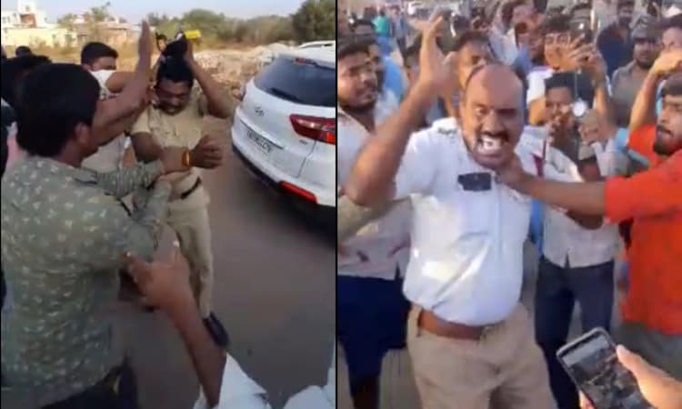 ಪೊಲೀಸ್ ತಪಾಸಣೆಯಿಂದ ತಪ್ಪಿಸಿಕೊಳ್ಳಲು ಹೋಗಿ ಬೈಕ್ ಸವಾರ ಸಾವು : ರೊಚ್ಚಿಗೆದ್ದ ಸ್ಥಳೀಯರು