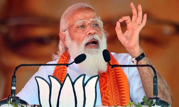 ‘ದೂಸ್ರಿ ಬಾರ್ ಡಬಲ್ ಎಂಜಿನ್ ಕಿ ಸರ್ಕಾರ್’ : ಕಾಂಗ್ರೆಸ್ ಗೆ ಪರೋಕ್ಷವಾಗಿ ಕುಟುಕಿದ ಮೋದಿ  