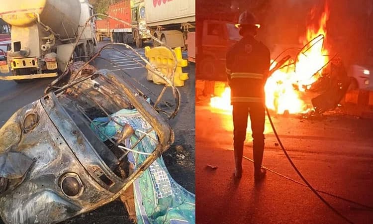 Maharashtra: ಆಟೋ ರಿಕ್ಷಾಕ್ಕೆ ಬೆಂಕಿ ಹೊತ್ತಿಕೊಂಡು ಮಹಿಳೆ ಸಜೀವ ದಹನ