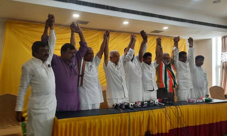 ಕಾಂಗ್ರೆಸ್ ಸೇರಿದ ಜೆಡಿಎಸ್ ಪಕ್ಷದ ಹಿರಿಯ ಮುಖಂಡ ನಾರಾ ಪ್ರತಾಪ್ ರೆಡ್ಡಿ