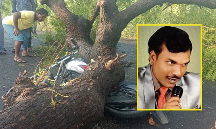 ಮುದ್ದೇಬಿಹಾಳ: ಗಾಳಿಗೆ ಮರ ಮುರಿದು ಬಿದ್ದು ಕಲಾವಿದ‌ರಾಗಿದ್ದ ಶಿಕ್ಷಕ ಮೃತ್ಯು