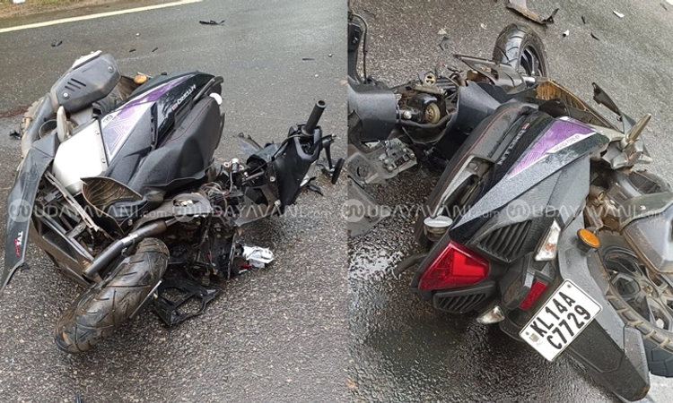 Aranthodu : ಸ್ಕೂಟಿ- ಕಂಟೈನರ್ ನಡುವೆ ಭೀಕರ ಅಪಘಾತ… ಸ್ಕೂಟಿ ಸವಾರ ಗಂಭೀರ