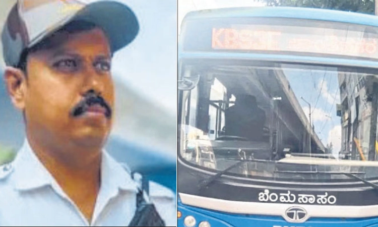 Bengaluru; ಬಸ್‌ ಡ್ರೈವರ್‌ಗೆ ಎದೆನೋವು: ಬ್ರೇಕ್‌ ಹಾಕಿ ಅಪಾಯ ತಪಿಸಿದ ಎಎಸ್‌ಐ