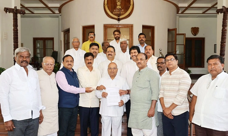Valmiki Corporation Scam ಯತ್ನಾಳ್‌, ಜಾರಕಿಹೊಳಿ ನೇತೃತ್ವದ ತಂಡ ರಾಜಭವನಕ್ಕೆ