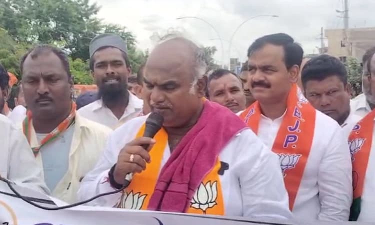 ಎಂ.ಬಿ.ಪಾಟೀಲ ರಾಜೀನಾಮೆಗೆ ಆಗ್ರಹಿಸಿ ಬಬಲೇಶ್ವರದಿಂದ ಬೆಂಗಳೂರಿಗೆ ಪಾದಯಾತ್ರೆ: ವಿಜುಗೌಡ