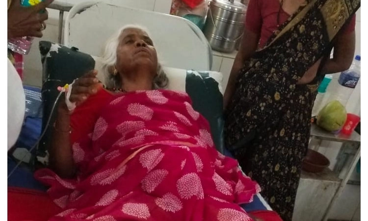 ಎತ್ತಿನ ಓಟದ ಸ್ಪರ್ಧೆ ವೇಳೆ ಅವಘಡ : ವೃದ್ಧೆಗೆ ಗಾಯ