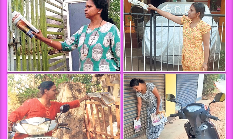 Women’s Day Special: ಮನೆ ಮನೆಗೆ ಪತ್ರಿಕೆ ವಿತರಿಸುವ 4 ಛಲಗಾತಿ ಮಹಿಳೆಯರ ಬದುಕಿನ ಚಿತ್ರಣ