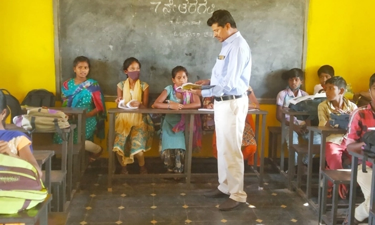 ಮಕ್ಕಳೊಂದಿಗೆ ಬಿಇಒ ಸಂವಾದ