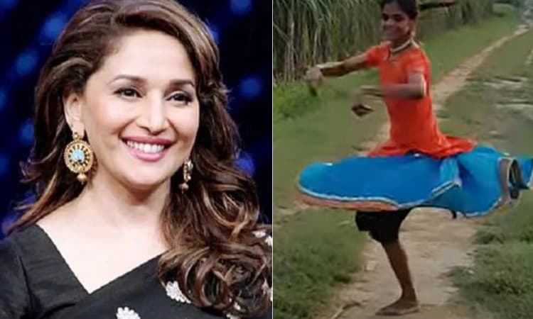 ಬಾಲಿವುಡ್‌ ನಟಿ ಮಾಧುರಿ ದೀಕ್ಷಿತ್‌ರ ಮನಗೆದ್ದ ಕಬ್ಬಿನ ಗದ್ದೆ ಡ್ಯಾನ್ಸ್‌