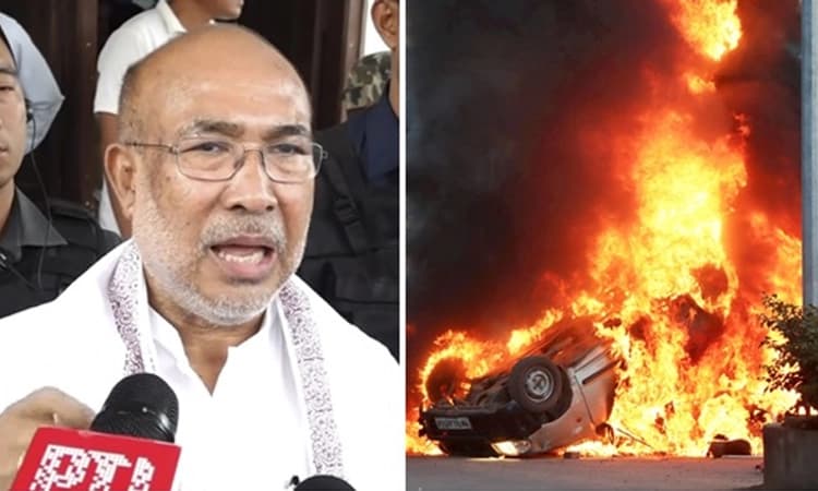 Manipur: ಸಿಎಂ ಬಿರೇನ್‌ ಸಿಂಗ್‌ ಮನೆಗೆ ನುಗ್ಗಲು ಯತ್ನಿಸಿದ ಗುಂಪು; ಹೆಚ್ಚಿದ ಹಿಂಸಾಚಾರ