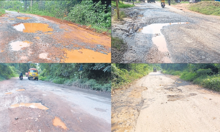 Vitla: ನಾಲ್ಕೂ ದಿಕ್ಕಿನಿಂದ ಬರುವ ರಸ್ತೆಗಳಲ್ಲಿ ಗುಂಡಿಯೋ ಗುಂಡಿ