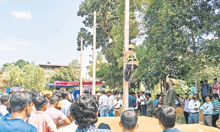Puttur: ವಿದ್ಯುತ್‌ ಕಂಬ ಏರುವ ತರಬೇತಿ!; ಪವರ್‌ಮನ್‌ ಉದ್ಯೋಗಕ್ಕೆ ಸ್ಥಳೀಯರಿಗೆ ಪ್ರೋತ್ಸಾಹ