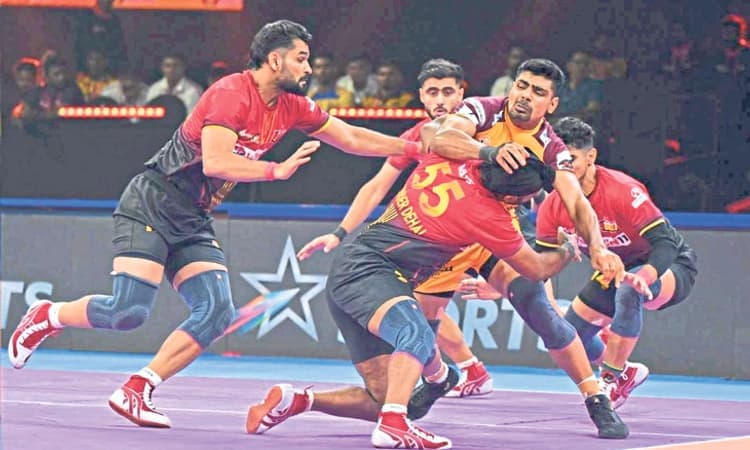 Pro Kabaddi;ಬೆಂಗಳೂರು ಬುಲ್ಸ್‌  ಜಯಭೇರಿ: ತಮಿಳ್‌ ತಲೈವಾಸ್‌ಗೆ 32-36 ಅಂಕಗಳ ಸೋಲು