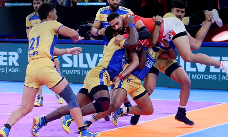 Pro Kabaddi League: ಗುಜರಾತ್‌ ಜೈಂಟ್ಸ್‌ ಮಣಿಸಿದ ತಮಿಳ್‌ ತಲೈವಾಸ್‌