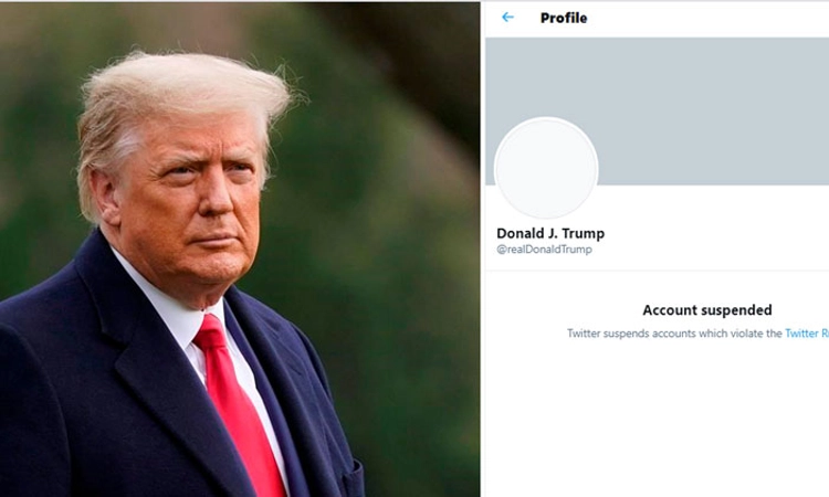 ಡೊನಾಲ್ಡ್ ಟ್ರಂಪ್ ಖಾತೆಯನ್ನು ಶಾಶ್ವತವಾಗಿ ರದ್ದು ಮಾಡಿದ ಟ್ವಿಟ್ಟರ್ ಸಂಸ್ಥೆ