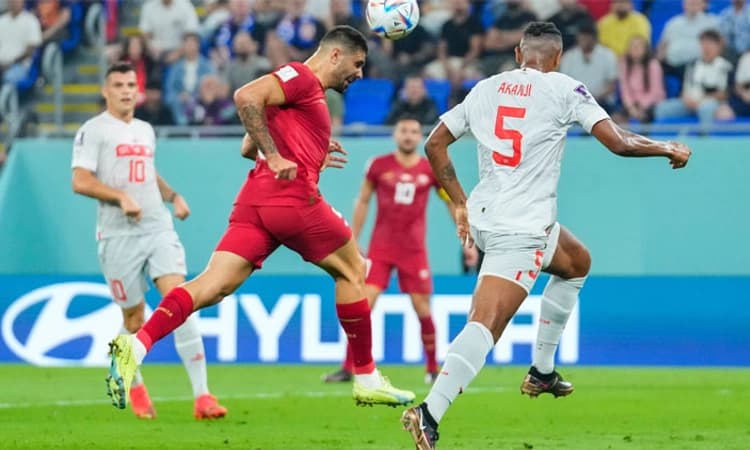 ಫಿಫಾ ವಿಶ್ವಕಪ್‌: ಸೆರ್ಬಿಯದೆದುರು ಸ್ವಿಸ್‌ಗೆ ರೋಚಕ ಜಯ