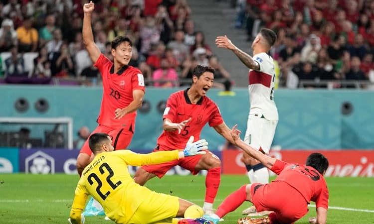 ವಿಶ್ವಕಪ್ 2022: ಪೋರ್ಚುಗಲ್‌ಗೆ ದಕ್ಷಿಣ ಕೊರಿಯಾಘಾತ!