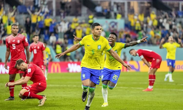 ಕೇಸ್‌ಮಿರೊ ಗೆಲುವಿನ ಗೋಲ್‌: ಬ್ರಝಿಲ್‌ ನಾಕೌಟ್‌ ಥ್ರಿಲ್‌