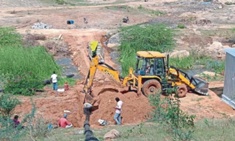 ಸಿರುಗುಪ್ಪ: ಕುಡಿವ ನೀರಿನ ಕೆರೆ ಲೋಕಾರ್ಪಣೆಗೆ ಸಿದ್ಧತೆ