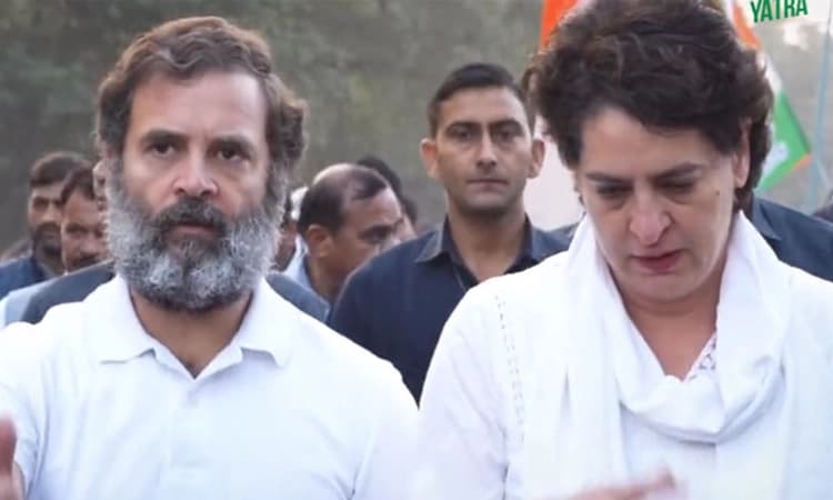 ಭಾರತ್ ಜೋಡೋ ದಲ್ಲಿ ತಂಗಿಗೆ ಬಿಲ್ಗಾರಿಕೆ ತರಬೇತಿ ನೀಡಿದ ರಾಹುಲ್; ವಿಡಿಯೋ ವೈರಲ್