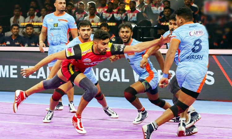 ಪ್ರೊ ಕಬಡ್ಡಿ: ಬೆಂಗಾಲ್‌ ವಾರಿಯರ್ಸ್‌ ವಿರುದ್ಧ ಬೆಂಗಳೂರು ಬುಲ್ಸ್‌ಗೆ ಸೋಲು