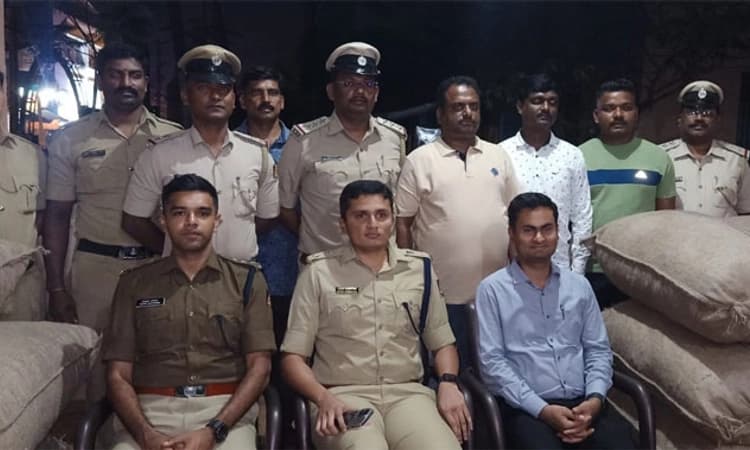 22 ದಿನಗಳ ಪೊಲೀಸ್ ಕಾರ್ಯಾಚರಣೆ; 1.17 ಕೋಟಿ ರೂ.ಮೌಲ್ಯದ ಕಳವಾದ ಅಡಿಕೆ ವಶ